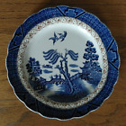 Three Booths Real Old Willow Pattern A8025 Side Plates - Plain Rim - 17 cm Dia.