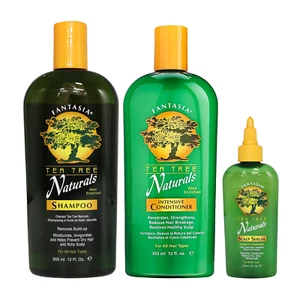 Fantasia Aloe Enriched Tea Tree Shampoo, Conditioner & Serum Set Dry Itchy Hair - Picture 1 of 4