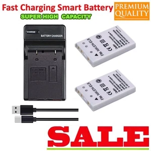 2x Battery +Led Charger For EN-EL5 Coolpix P6000 S10 P100 P510 P500 P80 P90 A3U8 - Picture 1 of 6