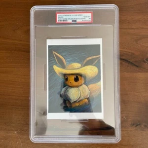 PSA 10 Eevee x Van Gogh Cartolina Museo Promo Esclusiva Giappone Arte Limitata Rara - Foto 1 di 2