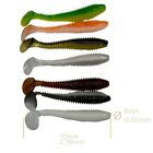 7 Piece Smb Paddle Tail Swimbaits Softlure Hook Slot Design (7 Colors) 2.76"