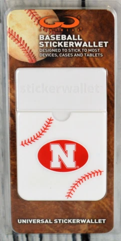 Baseball Universal Stickerwallet Nebraska Cornhuskers Game Wear White Smartphone Cover