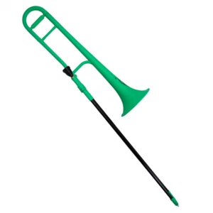 Zo Next Generation Plastic Bb Trombone Screaming Green Finish ZOBONEG - Picture 1 of 1