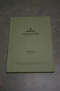 SIEMENS HALBLEITER SCHALTBEISPIELE AUSGABE APRIL 1962 AKTIENGESELLSCHAFT - Picture 1 of 12