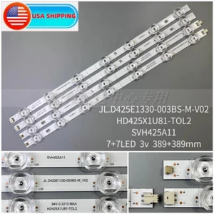 Barra retroilluminazione a LED per Hisense 43R6E3 43R6090G5 43R6090G 43H6570G HD425X1U81-T0L3 - Foto 1 di 7