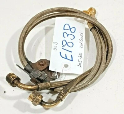 Líneas de freno delanteras trenzadas de acero para Honda CBR600RR 2005-2006 Foto 1 de 3