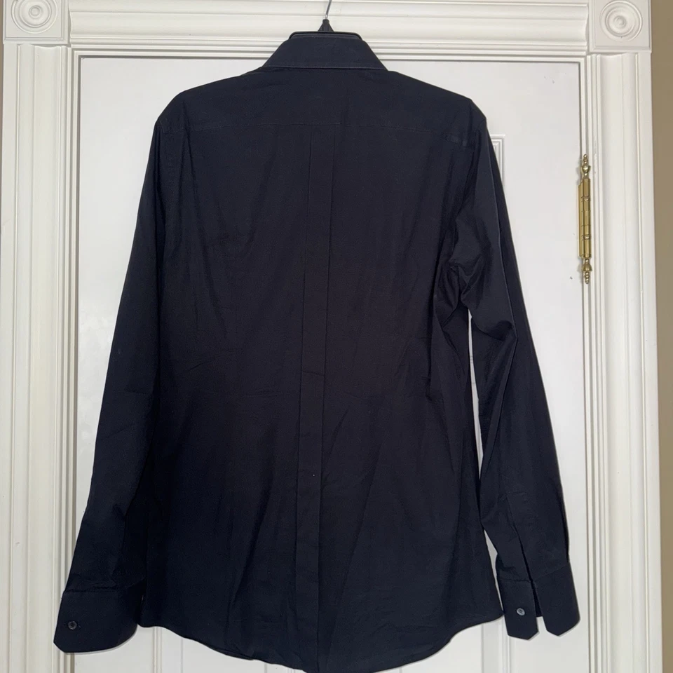 Dolce & Gabbana Gold Geometric Dress Shirt. Mens Sz 41 (Slim Fit) - Image 1 of 4