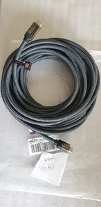 40 Feet Gray & Black High Quality Braided Display HDMI Cable - Picture 1 of 6
