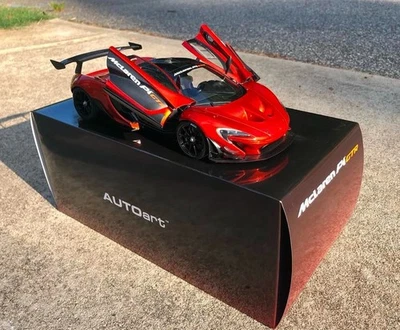 AUTOart 1:18 Scale McLaren P1-GTR Volcano Orange Diecast Car With Box - Image 1 of 4