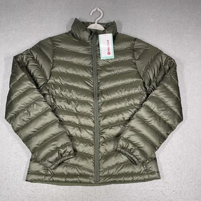 Marmot Jacket Womens Medium Green 700 Fill Down Jena Puffer Ski Gorpcore Outdoor - Image 1 of 4
