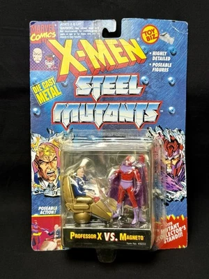 Marvel Comics X-Men Steel Die-Cast Mutants  Professor X VS Magneto 1994  - Image 1 of 4