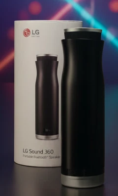 Altavoz LG Sound 360 Inalámbrico Portátil Doble Juego Bluetooth Negro - Nuevo Sellado - Imagen 1 de 4