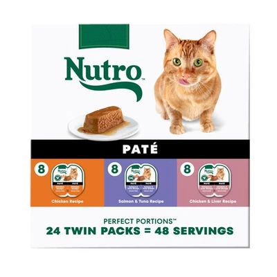 Natural Choice Wet Cat Food Pate Variety Pack, 2.64 oz. Twin-Pack Trays, 24 Pack - Image 1 of 4