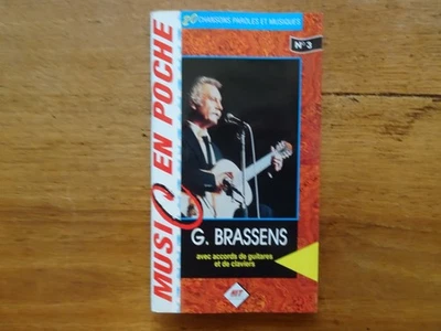 Music en poche : GEORGES BRASSENS, 20 chansons paroles et musiques - Photo 1/4