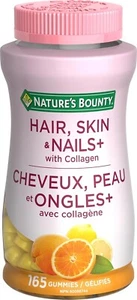 3PACK Nature’s Bounty Hair, Skin, Nails Gummies with Biotin, 80 Gummies - Picture 1 of 3
