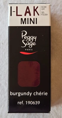 Vernis semi-permanent I-Lak neuf burgundy chérie n° 190639 Peggy Sage 9 ml (mon) - Bild 1 von 4