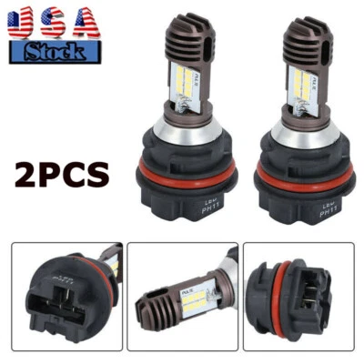 2X LED Headlight Head Lamp Bulbs For Suzuki PH11 Quadsport Z250 Z400 Quadracer Foto 1 de 4