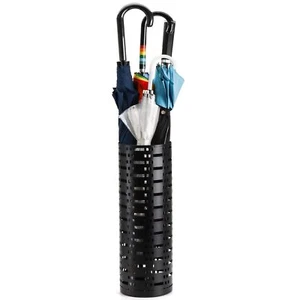 Metal Round Umbrella Stand Rack 16.5 X 6 Inch Free Standing Umbrella Holder For - Picture 1 of 7