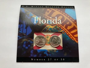 State Quarters Coins of America US Minted Quarter Dollar #27 Florida 2004 - Picture 1 of 6