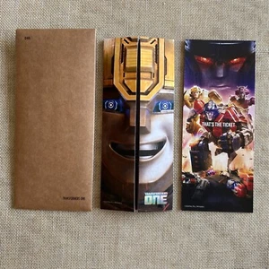 TRANSFORMER ONE [That's The Ticket] Official Set / Movie Photo Ticket Limited / - Picture 1 of 10