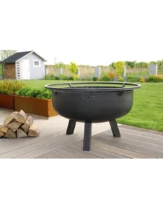 Feuerschale XXL ⌀80 Grill BBQ Feuerkorb Feuerstelle Lagerfeuer Garten Feuerwanne - Bild 1 von 3