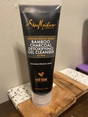 Gel limpiador desintoxicante carbón bambú jabón negro africano Shea Moisture 4 oz Foto 1 de 2