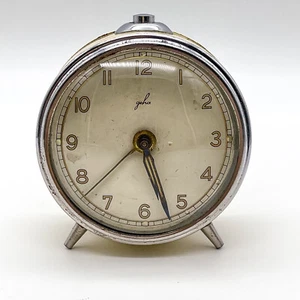 Vintage geha Wecker, Wireless, Alarm Orologio - Meccanico Con Canapa #U101 - Bild 1 von 11