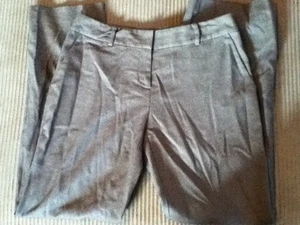 LIZ CLAIBORNE AUDRA PANTS SIZE 6 PETITE , POLYEST BLEND,BROWN, 36 IN WAIST, EUC - Picture 1 of 4