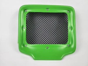 NEW KAWASAKI TECATE 86-87 KXT250 GREEN PLASTIC FRONT NUMBER PLATE DC PLASTICS - Picture 1 of 3