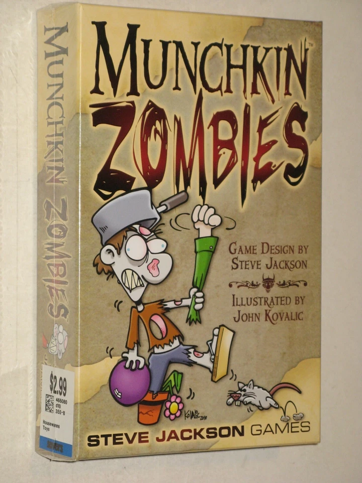 Steve Jackson Games Munchkin Zombies Edition Ages 10 Years and Up 3 to 6 Players