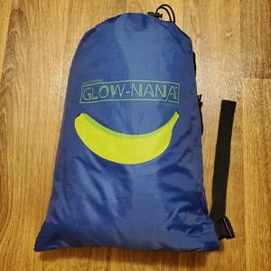Glow Nana Inflatable Air Lounger Carry Bag Blue Outdoor Camping Outdoor Movies - Picture 1 of 8