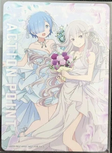 Tarjeta de promoción Union Arena Re:Zero Rem Emilia punto de acción japonés AP - Imagen 1 de 2