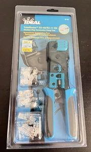 IDEAL 33-700 TeleMaster RJ-45/RJ-11 Kit Modular Plug Termination Crimp Tool NEW* - Picture 1 of 2