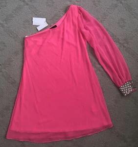City Triangles Juniors One Shoulder formal prom party womens dress Med 6/7 NWT - Picture 1 of 4