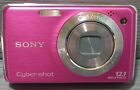 Pink Sony Cyber-shot Digital Camera DSC-W220 12.1MP Charger+Battery+ Memory Card