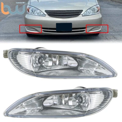 Driving Fog Lights Lamps kits For 2002-2004 Toyota Corolla Left&Right Side Clear - Image 1 of 4