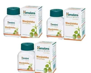 3 X Himalaya Herbal Manjishtha For Skin Wellness 180 Tabs Exp March 2026 - Picture 1 of 12