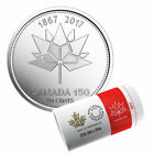 2017 Canada 50 cents officielle pièce logo CANADA 150 d'un rouleau d'emballage spécial 