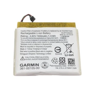 Garmin Li-ion Battery 361-00105-00 3.8V 1900mAh For Garmin Edge 1030 - Picture 1 of 4