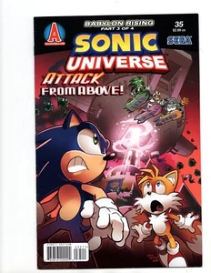 SONIC UNIVERSE Comic #35 February 2012 BABYLON RISING 3 of 4 Bagged & Boarded VF - Picture 1 of 2