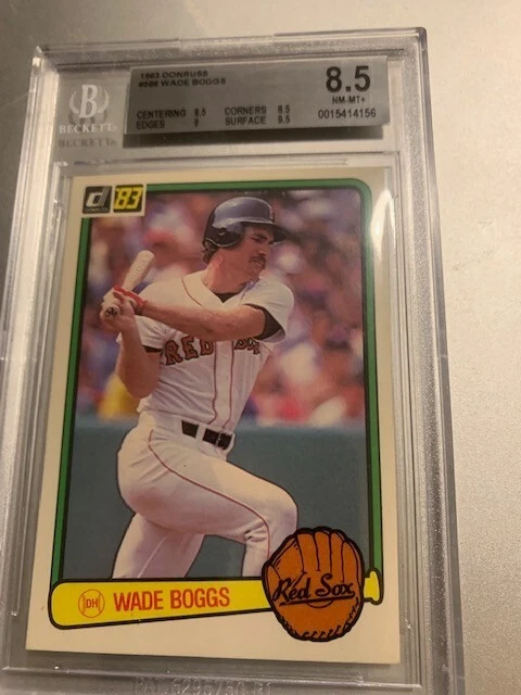 1983 Donruss # 586 Wade Boggs Rookie BGS 8.5 NM-MT+ Red Sox FREE SHIPPING - Image 1 of 1