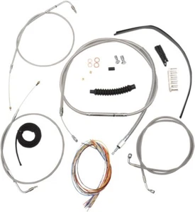 Kit completo de cables de acero inoxidable LA Choppers para manillar de 18"-20" (LA-8320KT2A-19) - Imagen 1 de 1