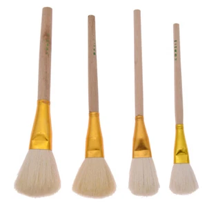 Wooden Handle Brushes Paint Pottery Clay Sculpture Cleaning Tools Drawing DIY - Picture 1 of 14