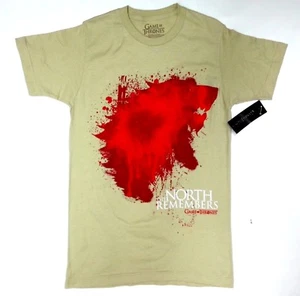 HBO Game Of Thrones BLOODY STARK THE NORTH REMEMBERS T-Shirt NWT Official - Picture 1 of 1
