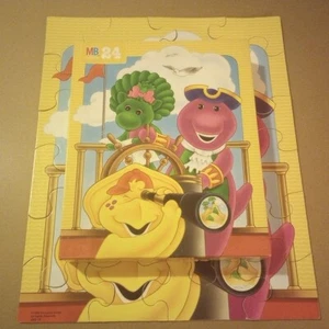Milton Bradley “Captain Barney” 24pc. Jigsaw Puzzle- Thick & Large Pieces-1996 - Picture 1 of 8