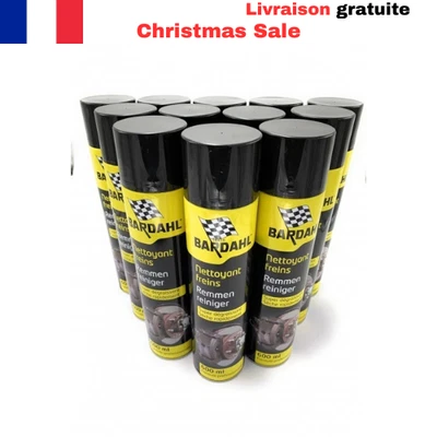 BARDAHL Lot de 12 bombes nettoyant degraissant frein bardahl 600ML