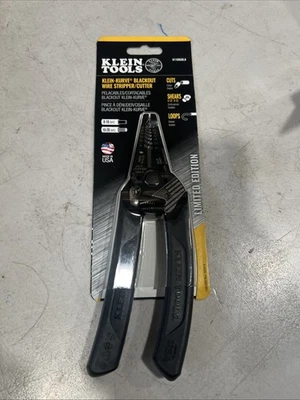 Klein Tools ограниченный выпуск устройство для зачистки/резки проводов Klein-Kurve Blackout K11095BLK - Изображение 1 из 2