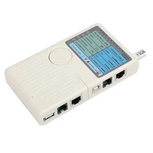 4-in-1-Fernnetzwerkkabel-Drahttester-Detektor Für RL-45 RJ-11 USB BNC LAN-K KUI - Afbeelding 1 van 7