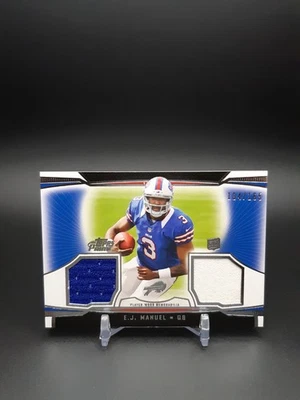 2013 Topps Prime Dual Relics /165 EJ Manuel #DR-EM Rookie RC - Image 1 of 2