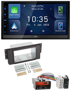 JVC DAB Bluetooth MP3 USB 2DIN Autoradio für LandRover Free Lander 2007-2010 - Bild 1 von 4